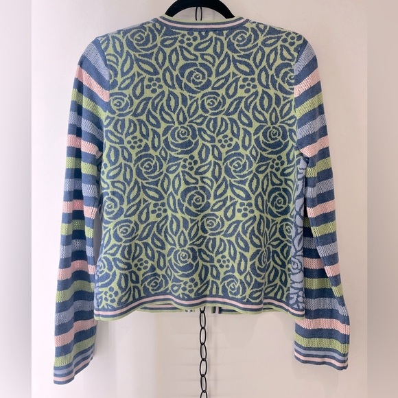 Oilily Floral & Striped Knit Cardigan - Picture 4 of 4